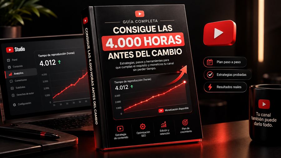 Guía Consigue las 4.000 horas antes del cambio de políticas